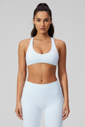 Cross back sports bra women gym wear