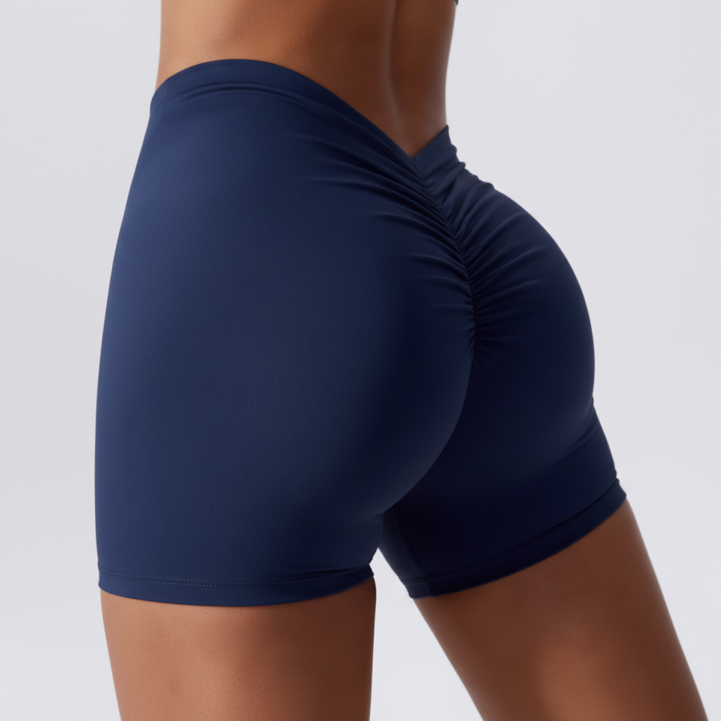 Scrunch bum gym shorts women activewear