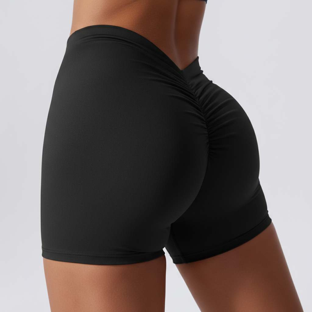 Scrunch bum gym shorts women activewear
