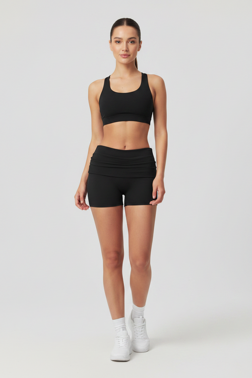 Women active workout shorts gym activewear