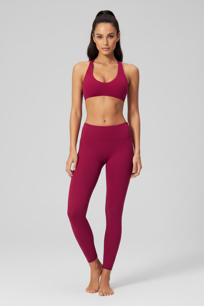 Cross back sports bra women gym wear
