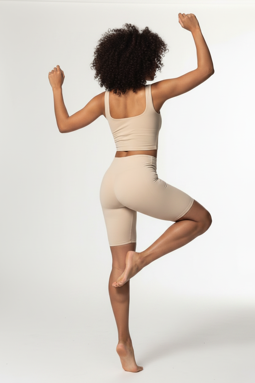Bonnie Collection Butterluxe Square Neck Crop Tank