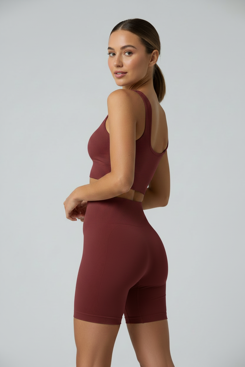 Bonnie Collection Butterluxe Square Neck Crop Tank
